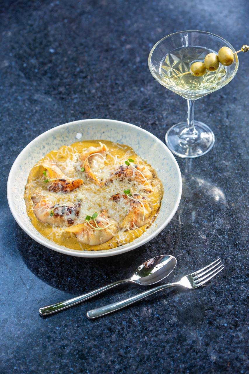 Baked Prawn Gratin